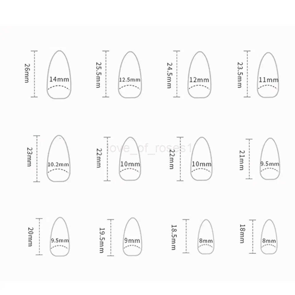 24pcs Full Cover Halloween Skull Fake Nails Detachable Wearable Press on Nails Long Length Frosted False Nails for Women and Girls Z250807