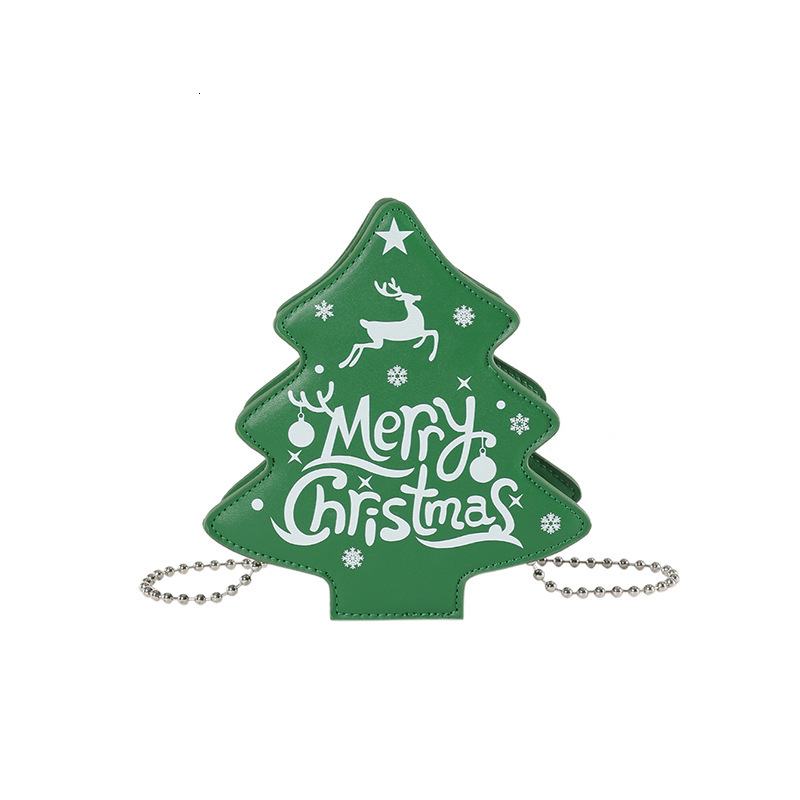 Free shipping designer Unique Design Chain Crossbody Bag for Women New Personalized Christmas Tree Bag Ins Trend Versatile Shoulder Bag