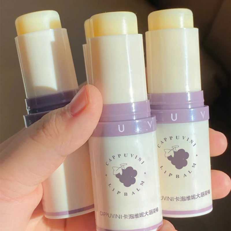 Cappuvini Grape Lip Balm Stick 8g Deeply Hydrating and Moisturizing Prevents Dryness and Cracking Reduces Lip LinesXJ250807