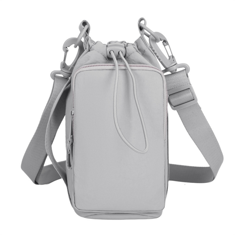 New Crossbody Small Phone Outdoor Travel Water Bottle Casual Sports Handheld Drawstring Bag For Men And Women