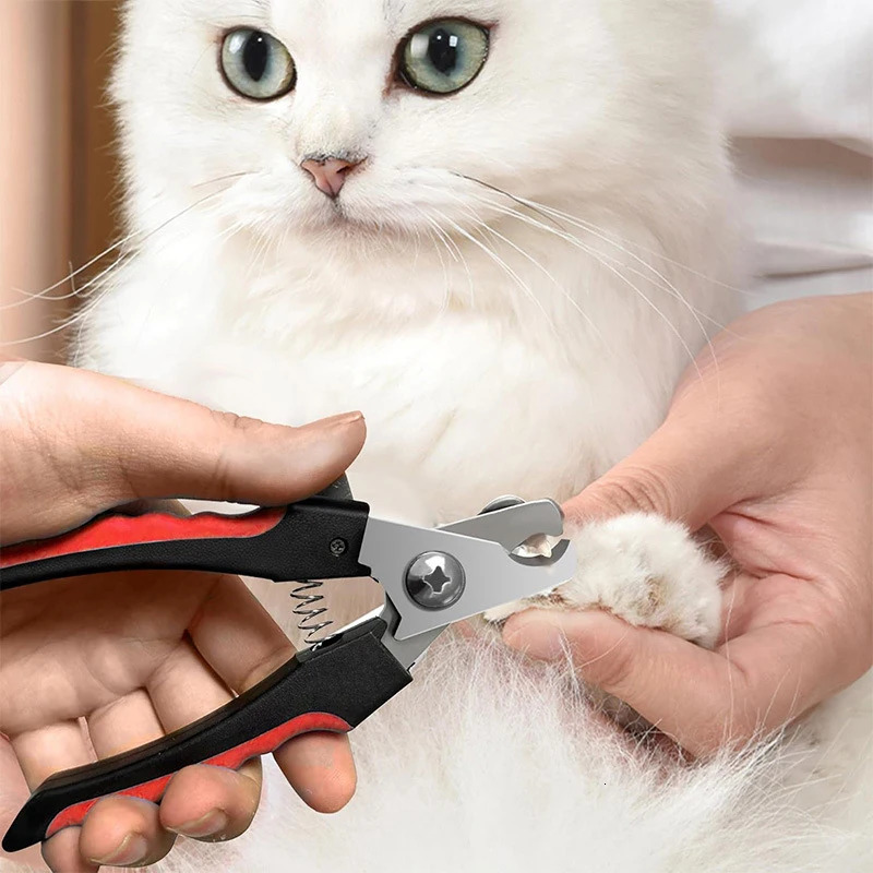 Pet Nail Clippers Sharp Blades Suitable for Medium Large Pet Nail Clippers with Sickle Cat Stainless Steel Grooming Scissors 250805