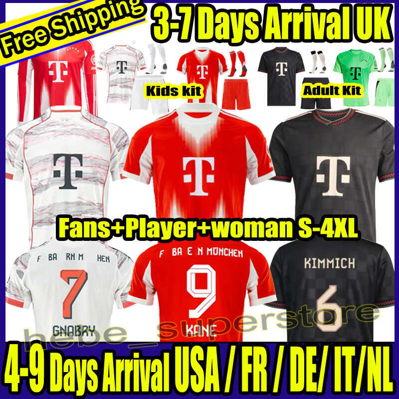 4XL 25 26 soccer jersey MUSIALA 2025 football shirt GNABRY camisa de futebol KIMMICH Kit Neuer KANE BayernS OLISE Munich 125-Year Anniversary Beckenbauer LUIS DIAZ