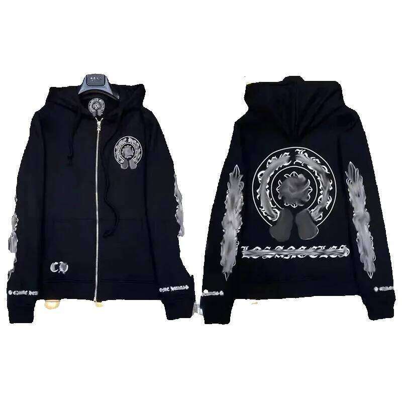 Designer Mens chrome hoodies sweatshirts Hip Hop hoodie Running Jacket pullover hooded longsleeve cardigan Loose man hoody clothing casual Hoodie45 75145752