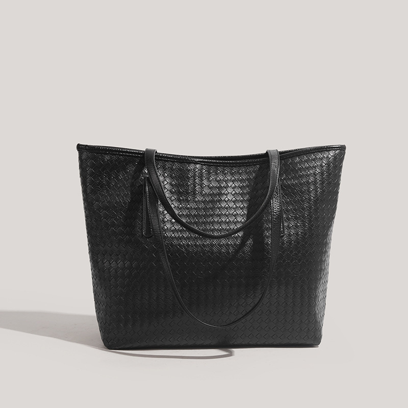 Stylish Plus-Sized Shopping Satchel by Weave Fabric Suitable for On-the-go Lifestyle