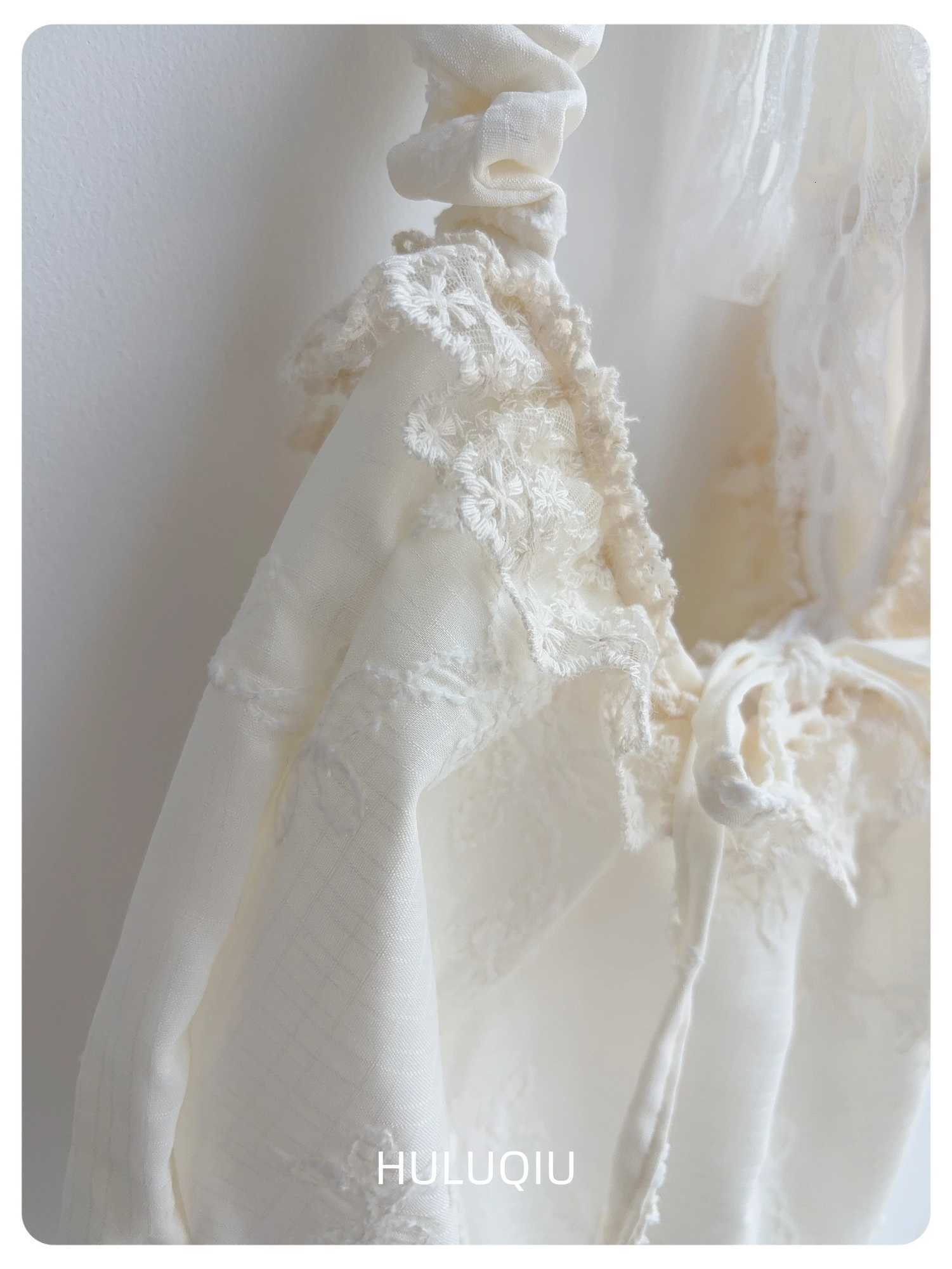 Sweet Lace Ruffle Korean FAshion Shoulder Bag for Student Chic Floral Crossbody Bag Portable Large Capacity Storage Bag Z250807