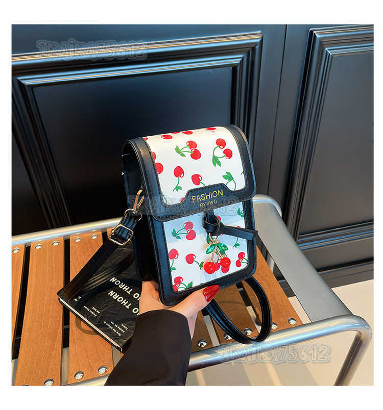 2025 Printed Pattern New Cute Fashion Large Capacity Design Crossbody Shoulder Phone Small Square Bag for Women H250806