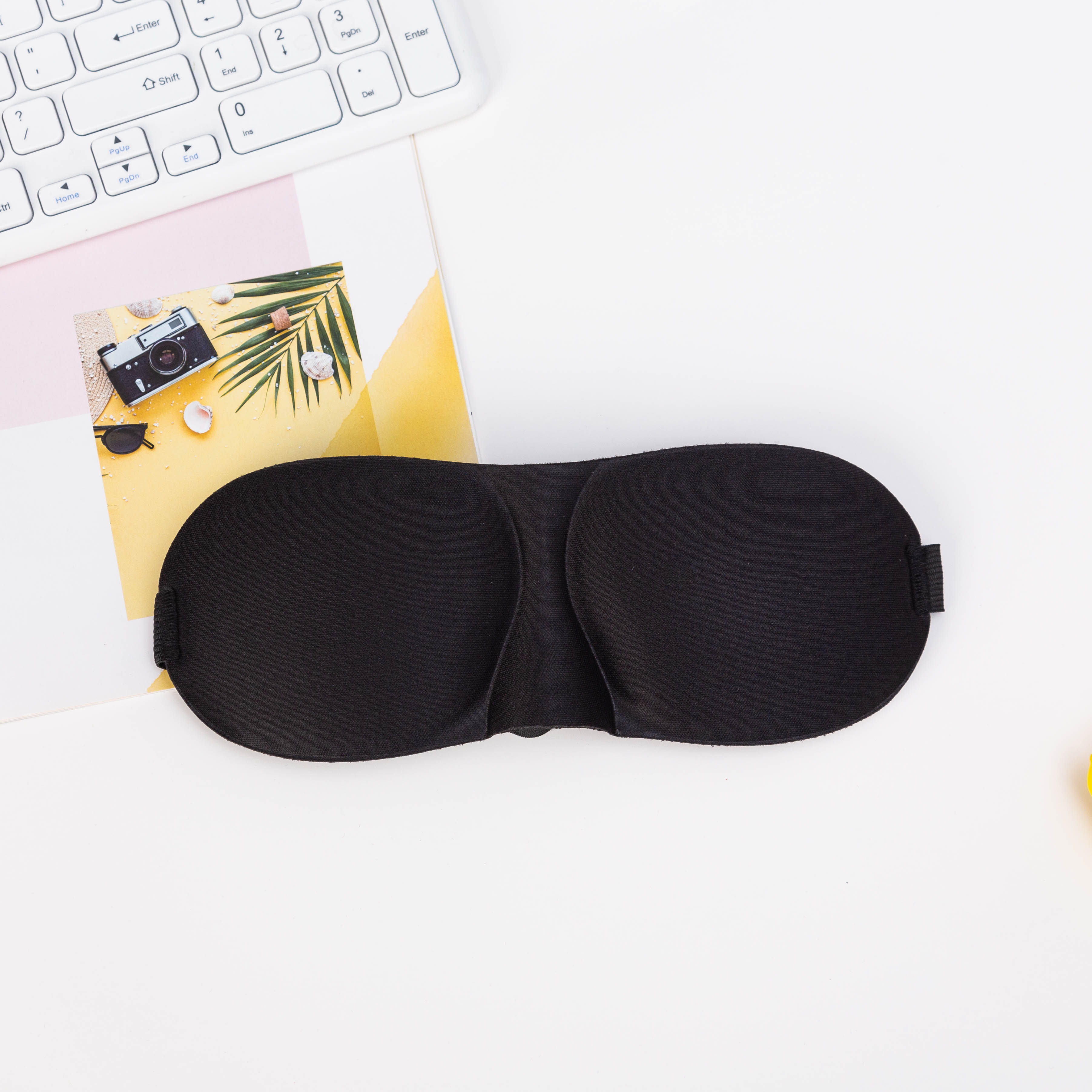 3D upgraded 3D light-blocking sleep mask for outdoor travel, midday rest, sleep, eye protection, fatigue relief. In stock in multiple colors.