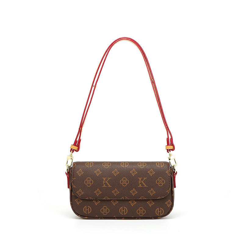 MKF designer bag free shipping Light luxury high-quality vintage floral shoulder bag with classic casual print and simple womens crossbody bags