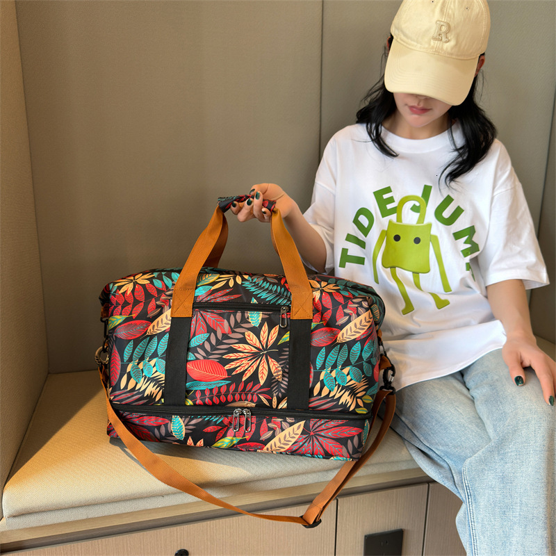 New Foldable Lage Lightweight Large Capacity Maternity Short Trip Handheld Travel Women's Bag