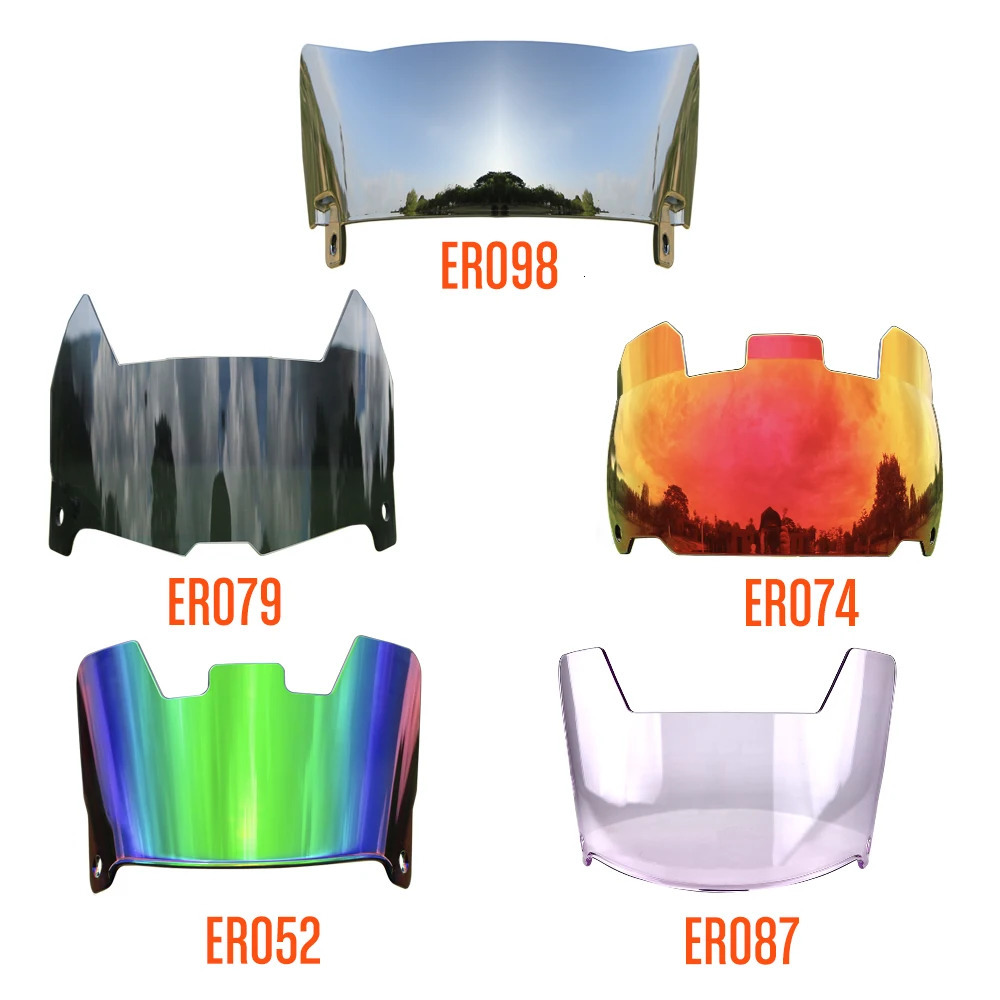Universal Fit American Football Helmet Visor Chrome Antifog Rugby Goggles Eye Shield Visors Adult and Youth 250729