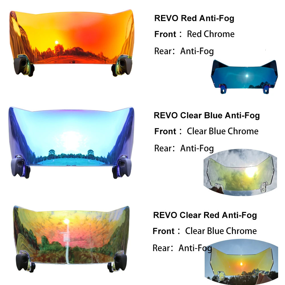 AntiUV Football Visors for SpeedFlex AXIOM Helmet American Rugby Goggles Eye Shield with Clips 250729