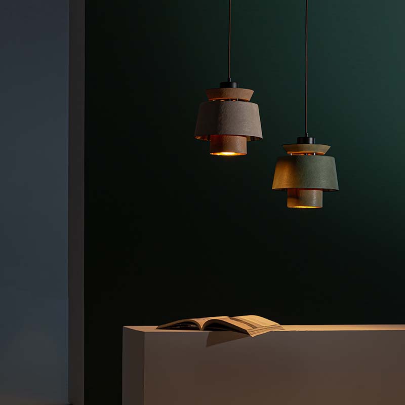 Elegant Pendant Light with Modern Design & Durable Leather Finish P21306