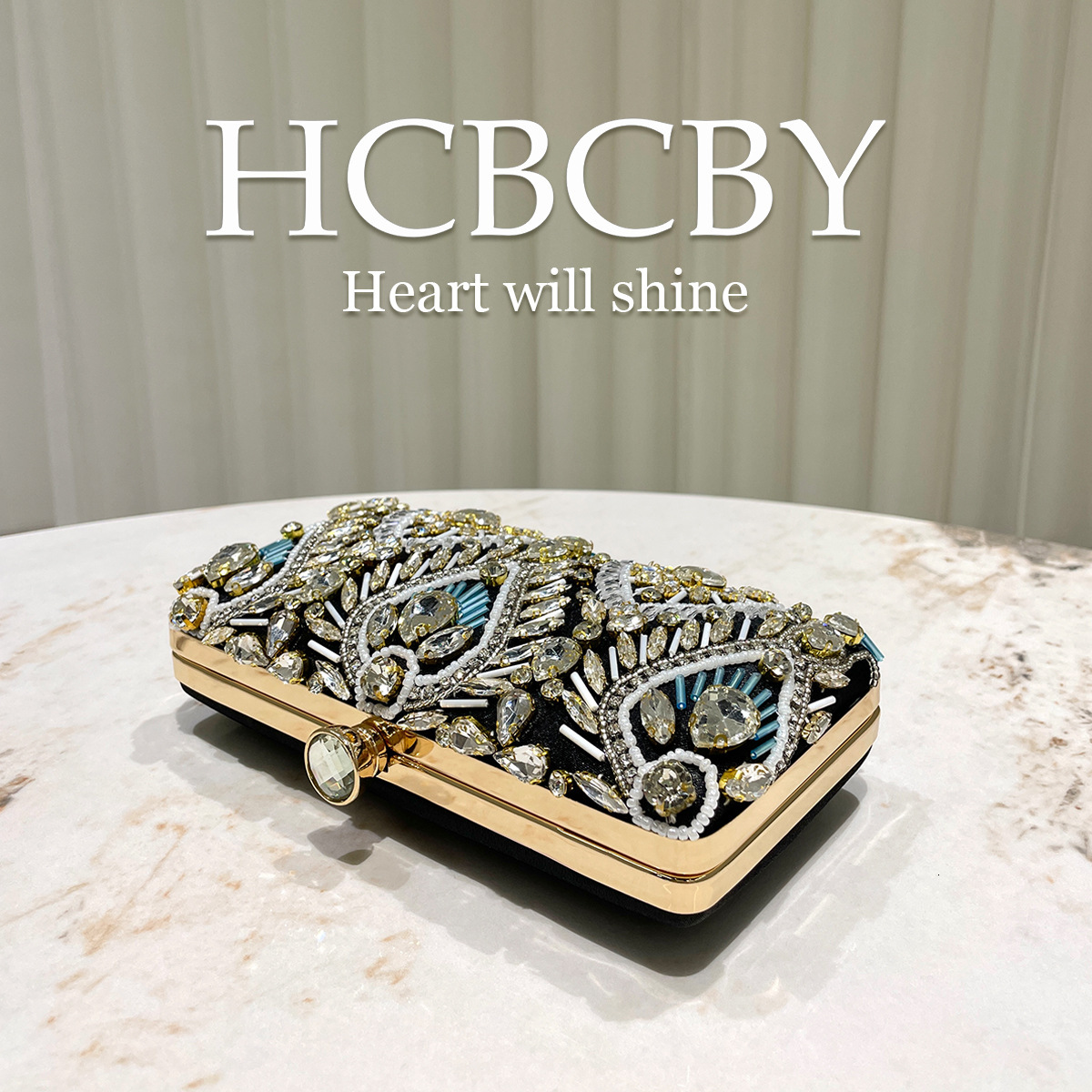 Free Shipping Designer Luxury Black Luxury Rhinestone Clutch Evening Bag Women's Fashion Color-block Elegant Box Bag Small Handbag Casual Makeup 