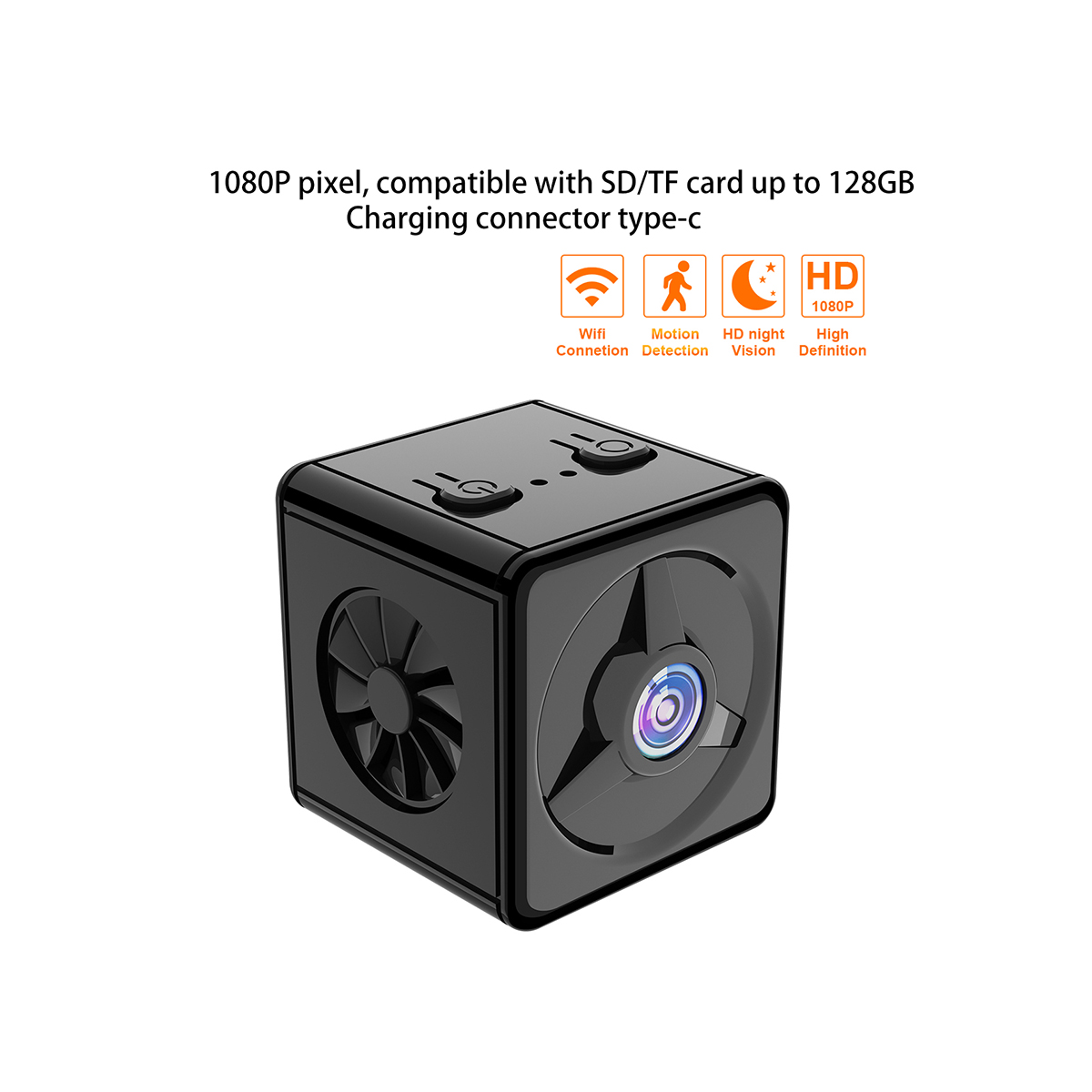 K14 HD Infrared Night Vision Camera, Wireless Connection, Home Remote Monitoring, Outdoor Sports Wifi Network Camera