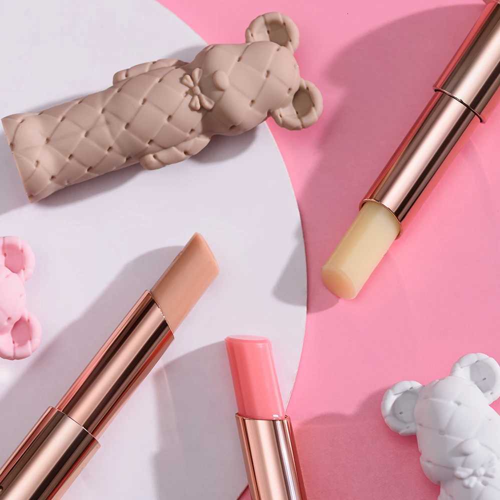 Beauty Glazed Bear Moisturizing LipstickColored Lip BalmNourishing Lip stickEasy To ColorWateryXJ250807
