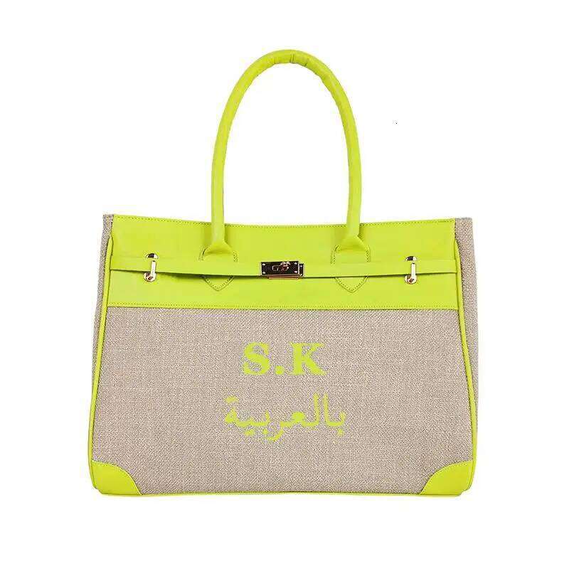 Women S Office Commuter Large Capacity Fashion Shoulder Travel Portable Shopping Handbag Casual Canvas Tote Bag