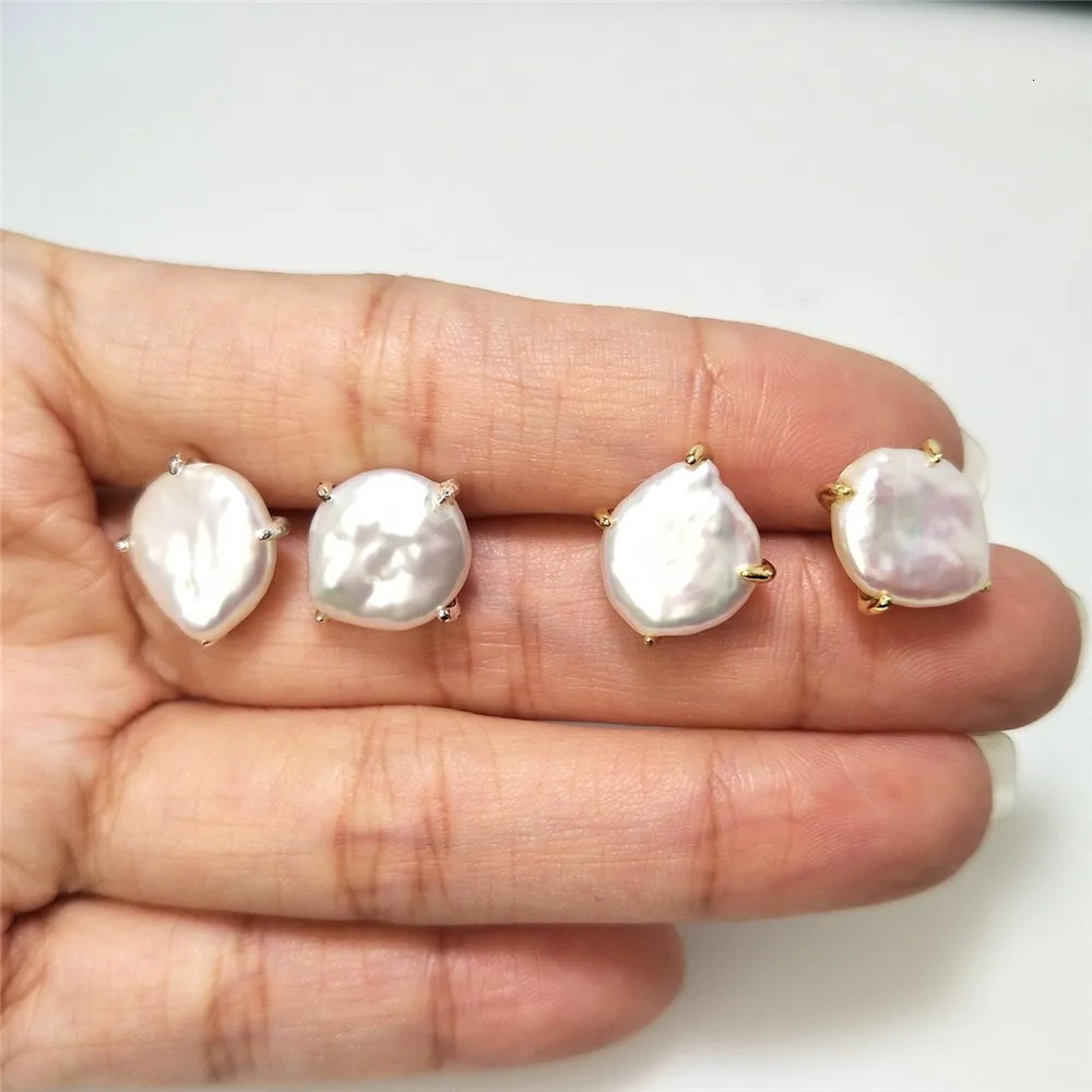 1Pair Of Freshwater Pearl Earrings High Quality Golden/Silver Plated Jewelry For Mothers Day Gifts ER0012 250805