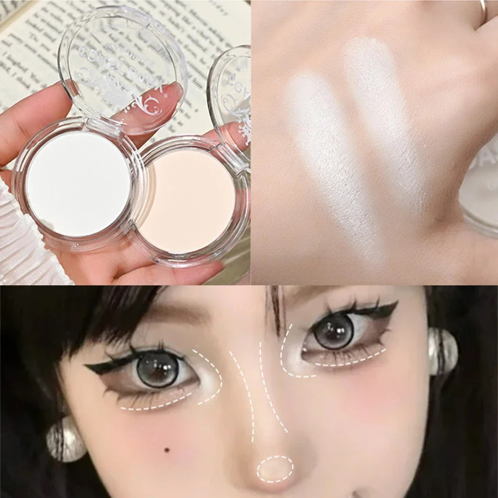 Single Matte Highlighter Palette Milk Tea Face Brighten Contour Makeup Beige Eyeshadow Cut Off Shadow Lying Silkworm Rouge Dust 250730