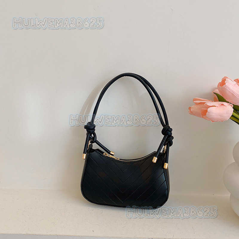 Trendy Fashion Solid Color Versatile Single Shoulder Underarm Bag 2024 Spring New Style Chic Crossbody Small Square Bag H250806