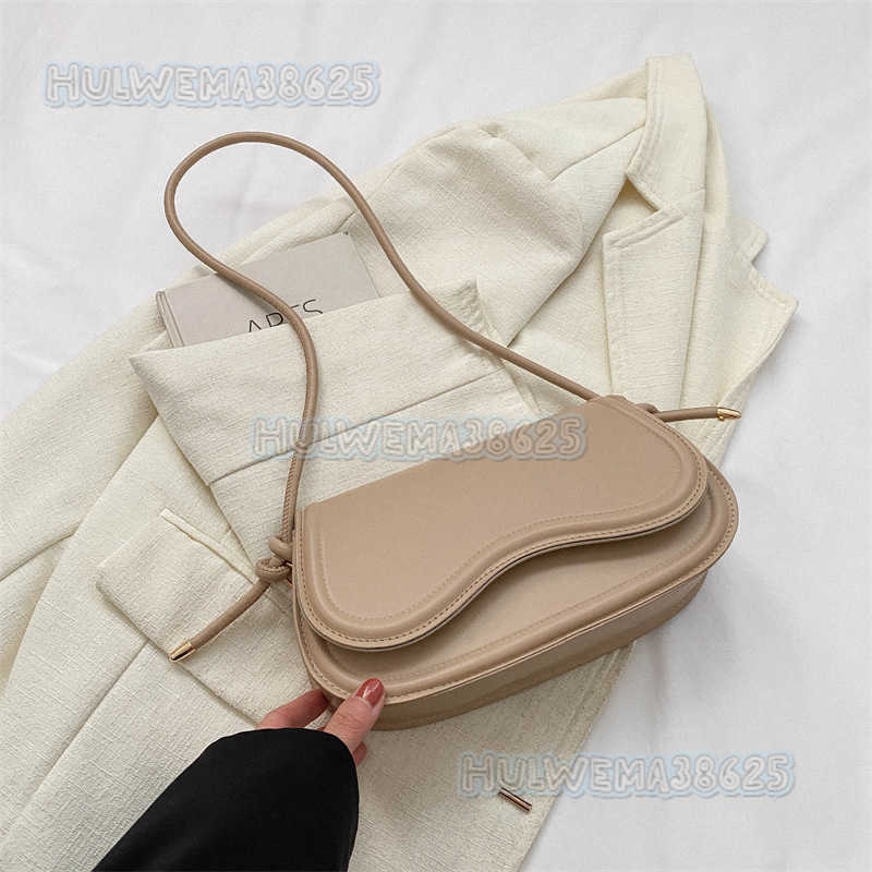 Trendy Fashion Solid Color Style Single Shoulder Bag for Women 2023 Winter New Versatile Underarm Bag Elegant Womens Bag H250806