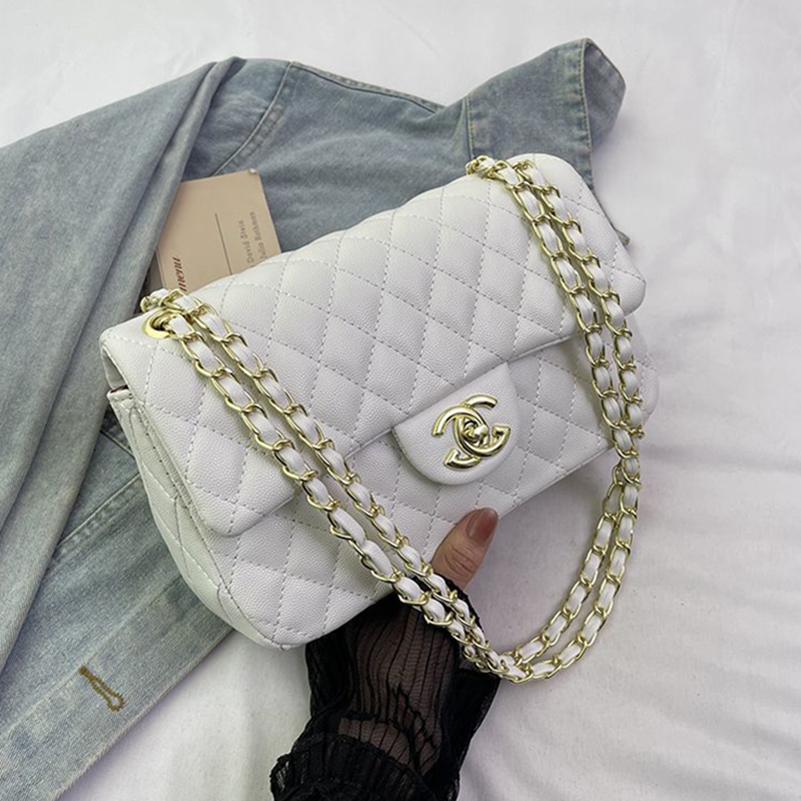 Designer Bag Shoulder Bag Luxury Bag New Versatile Exquisite And Elegant For Womens Black White Underarm Shoulder Bags Fashion Bags chain plain bags