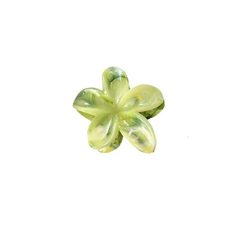 2025 New Blended Flower Hair Clip Grip Clip for Womens Back of The Head Disc Hair Clips Half Tie Hair Clips Headpiece U250807