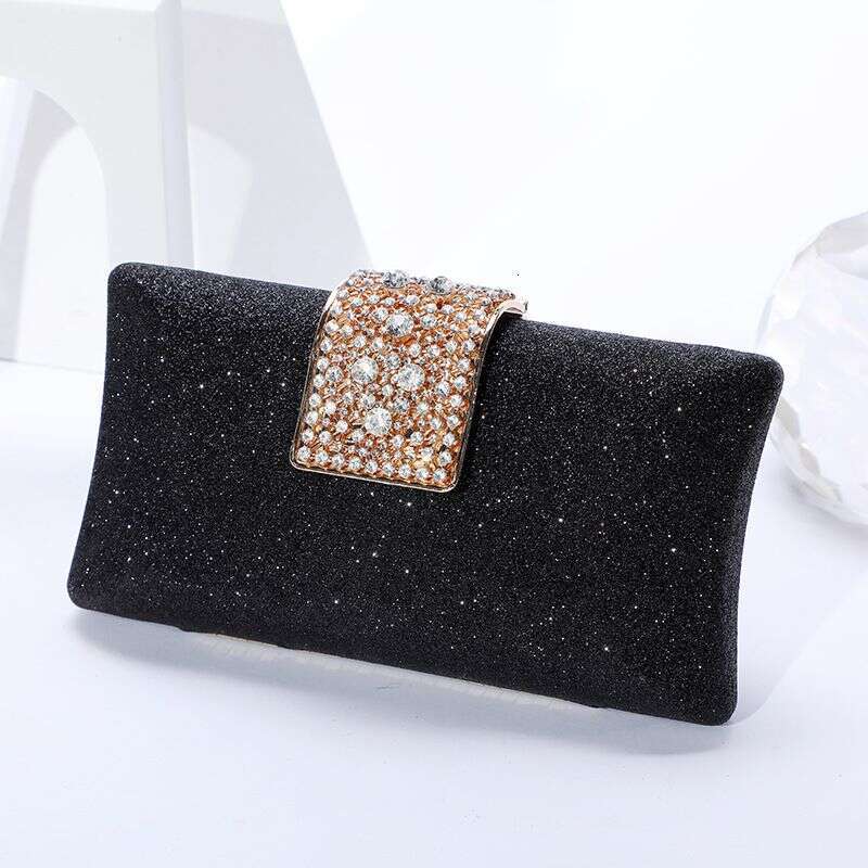 Banquet Temperament Celebrity Clutch Rhinestone Snap Wallet Dress Female Hand Evening Bag