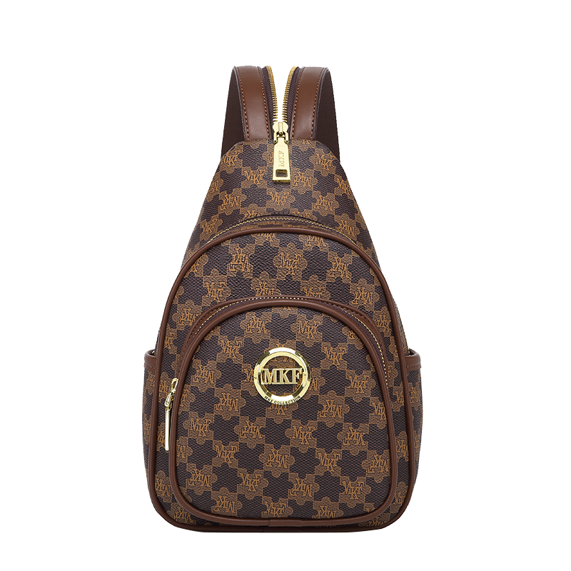 MKF designer bag free shipping Light luxury High quality casual backpack bag letter versatile classic vintage handbag for woman