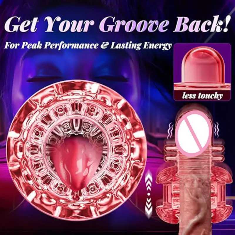 2025 Tongue Licking Male Masturbator 10 Thrusting Blowjob Sex Machine Stroker for Training Stimulation Sex Toys for Men Pleasure W250807