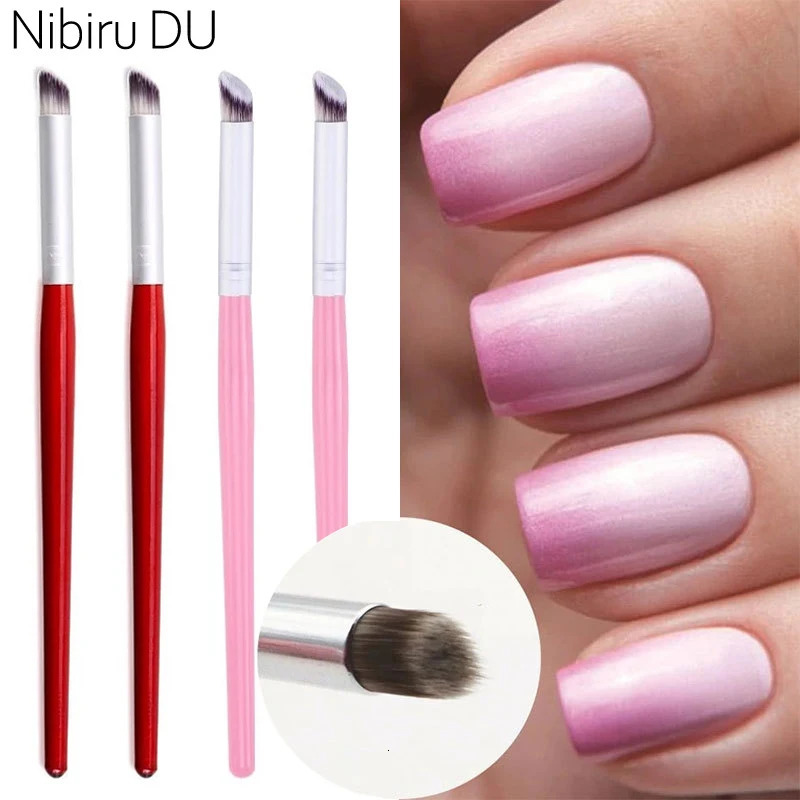 2/1pcs Professional Nail Art Brushes UV Gel Polish Painting Pen Gradient Brush Manicure Tool Nail Supplies for Home Use 250805