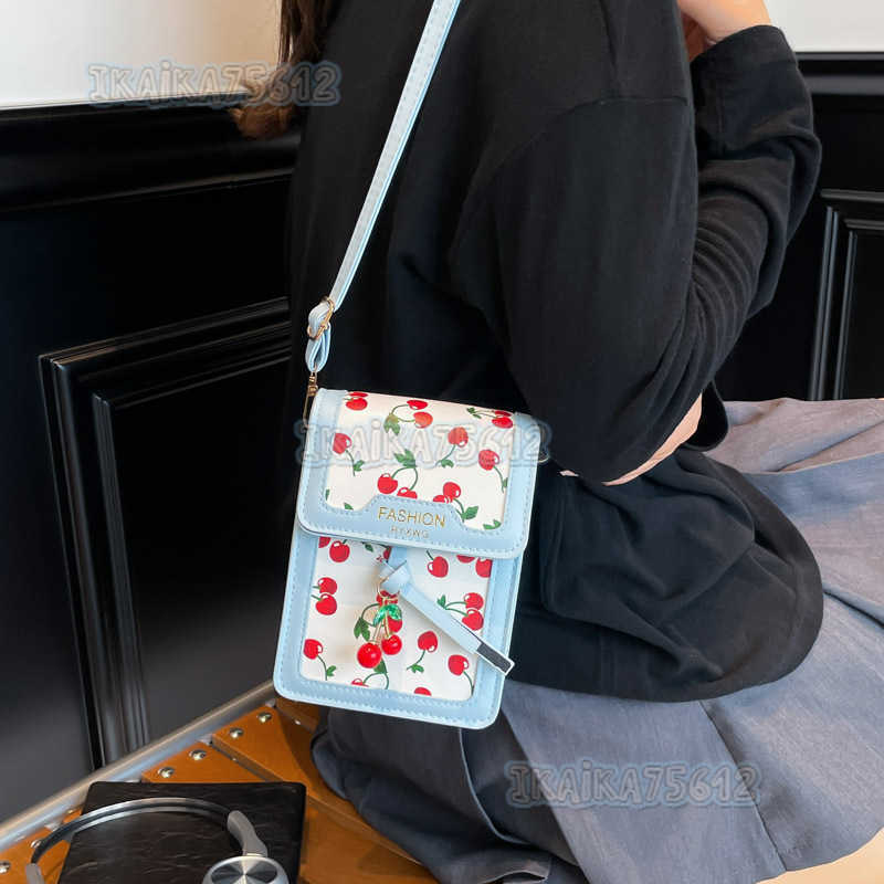 2025 Printed Pattern New Cute Fashion Large Capacity Design Crossbody Shoulder Phone Small Square Bag for Women H250806