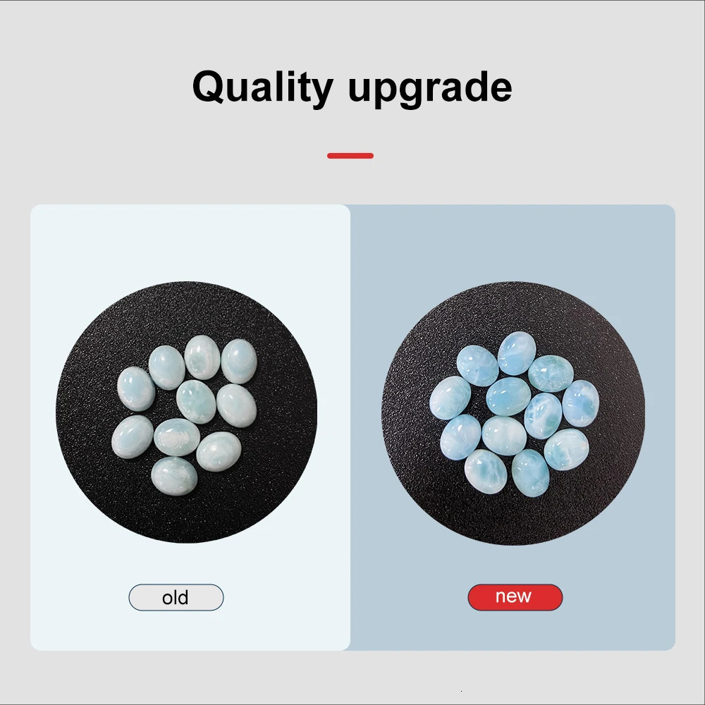 Vintage 925 Silver Ring Natural Larimar Stone Ring Round Flower Shape Sky Blue Summer Ring Fine Jewelry Gift for Men Women 250730