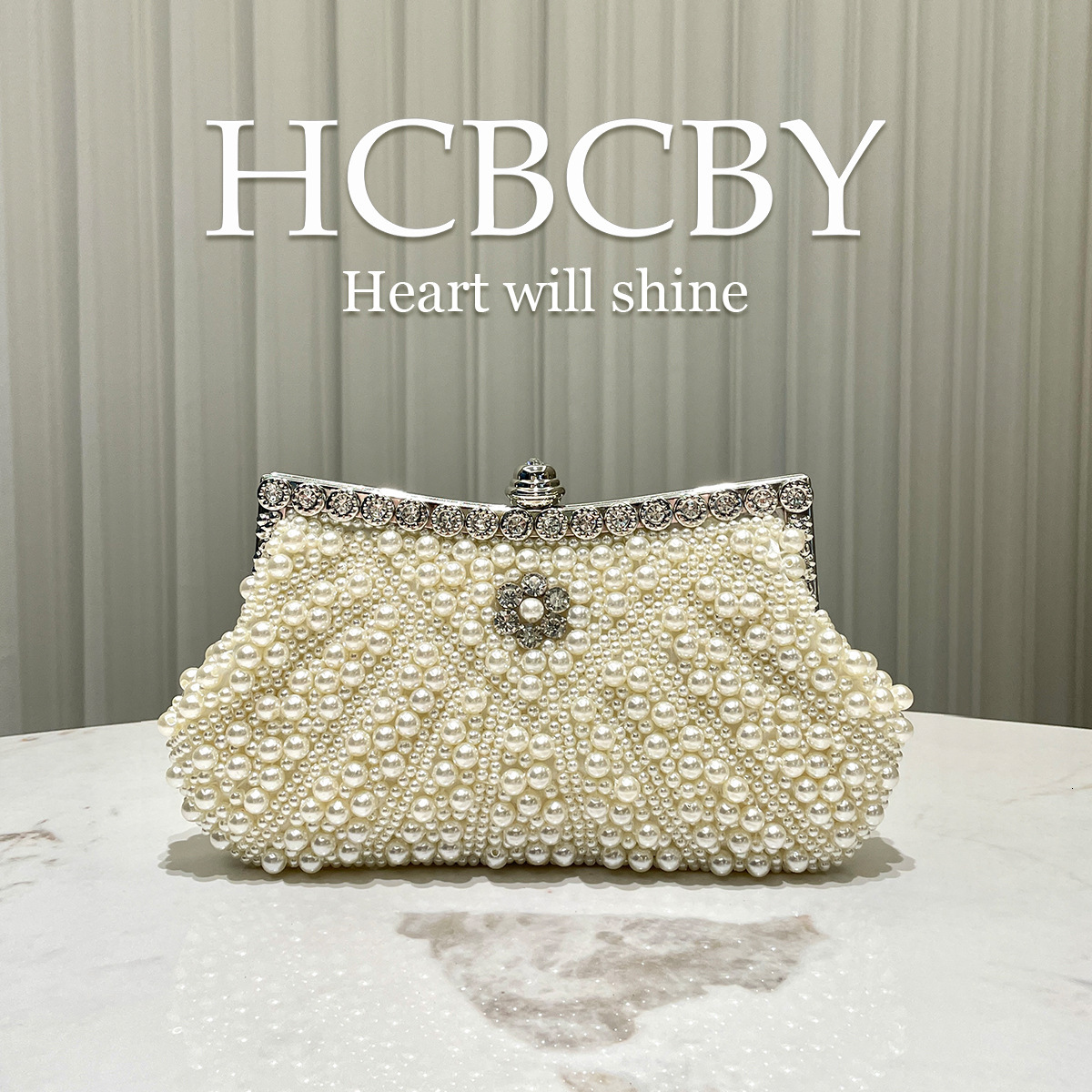 Free shipping designer luxury Off-White Heavy Beaded Dumpling Bag Evening Bag Women's Fashion Elegant Vintage Clutch casual shopping bag