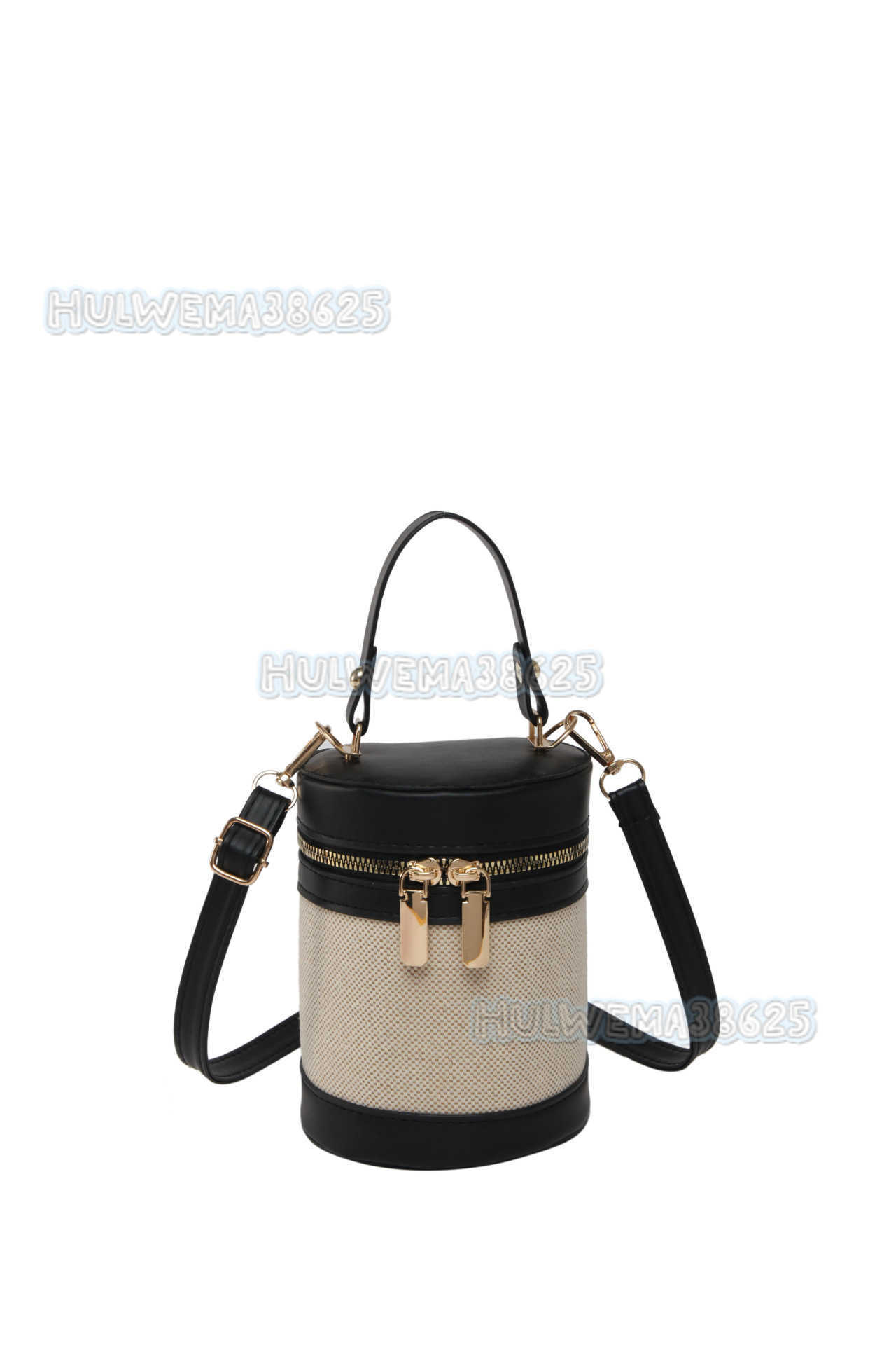 Style Personality Color-block Handheld Bucket Bag Womens Bag 2025 Summer New Patchwork Shoulder Bag Commuter Crossbody Bag H250806