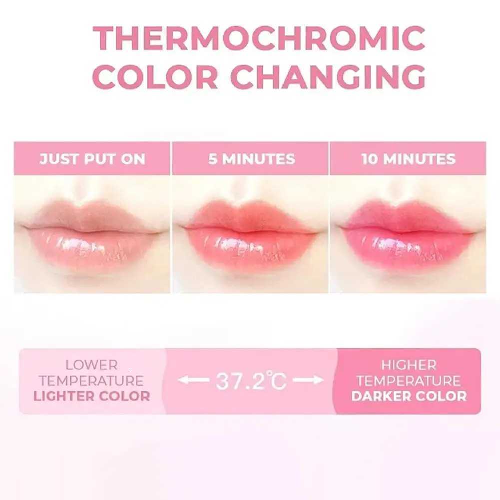 Moisturizing Temperature Color Changing Lip Balm Cute Cat Paw Lip Balm Color Changing Lipstick Nourish Thermochromic Lip BalmXJ250807