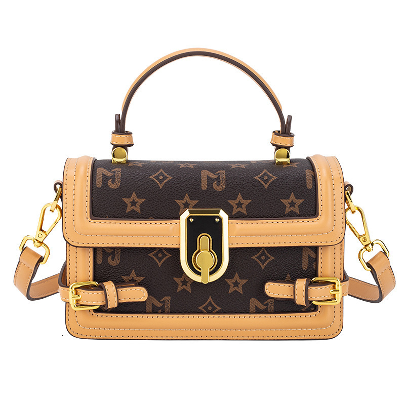 Classic Vintage Leather Handbag Elegant Crossbody Design Large Capacity Tote For Fashionable Bag R250807