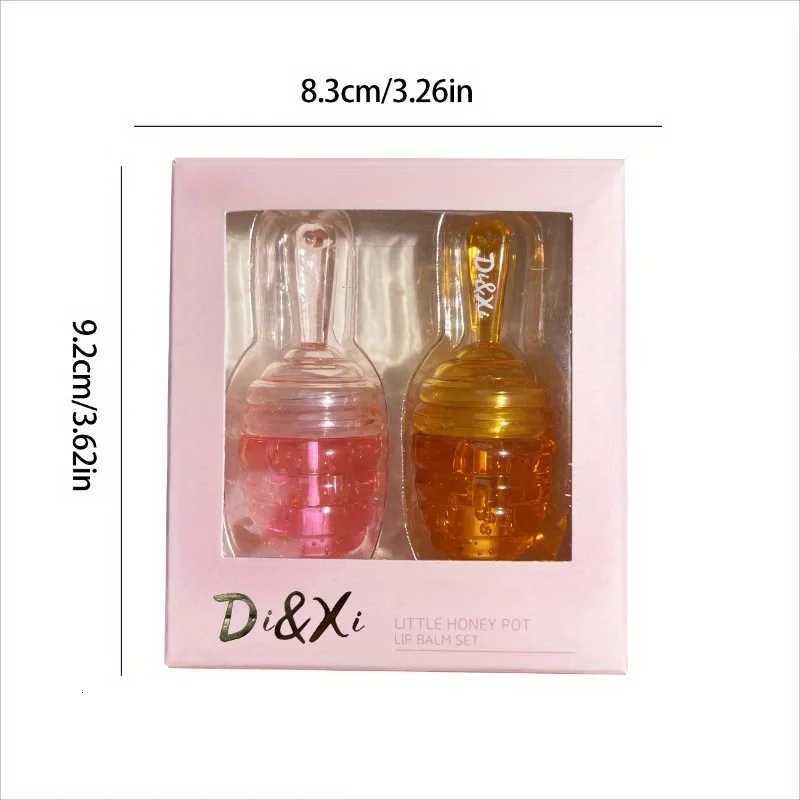 Small Honeypot Lip Oil Moisturizing and Fading Lip Pattern Water Lip Balm Dudu LipsXJ250807