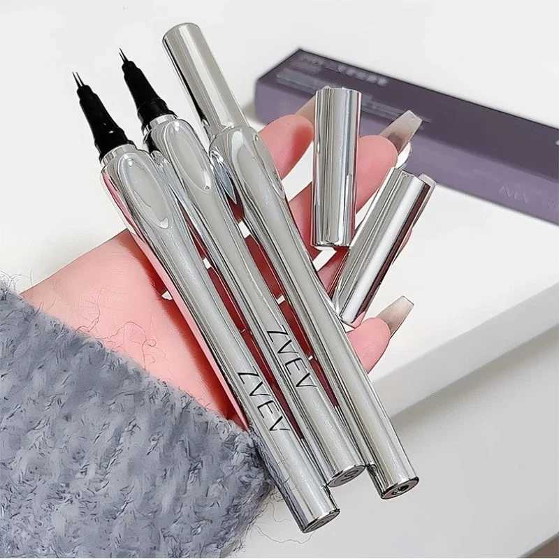 2 Fork Tip Liquid Eyebrow Pencil Eyeliner Lower Eyelash Pen Makeup Waterproof Lasting Quick Drying Ultra-fine Brows Pen Cosmetic W250807