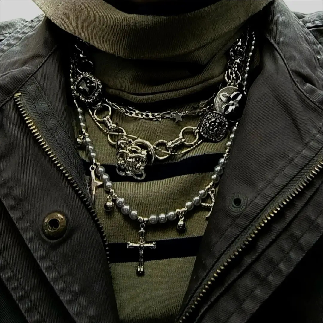 Original Heavy Industry Steel Body Chain Jeans Body Clothing Accessories Necklace Same Style for Men and Women 250806