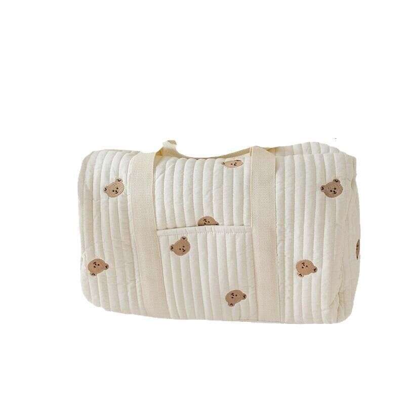 Single Shoulder Cotton Embroidery Travel Large Capacity Lage Bag, Lightweight Storage,