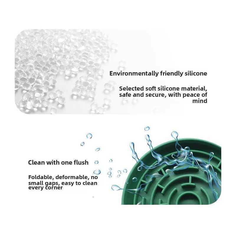 Premium Silicone Slow Feeder Bowl Anti - Spill for Dogs Cats. Slows eating easy clean. Essential dog feeding supply. Y250806