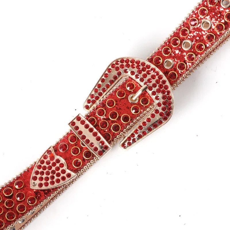 Fashionable Versatile Korean Style Belt Crossbody Diamonds Crystals Decorative Unique For Women 250805