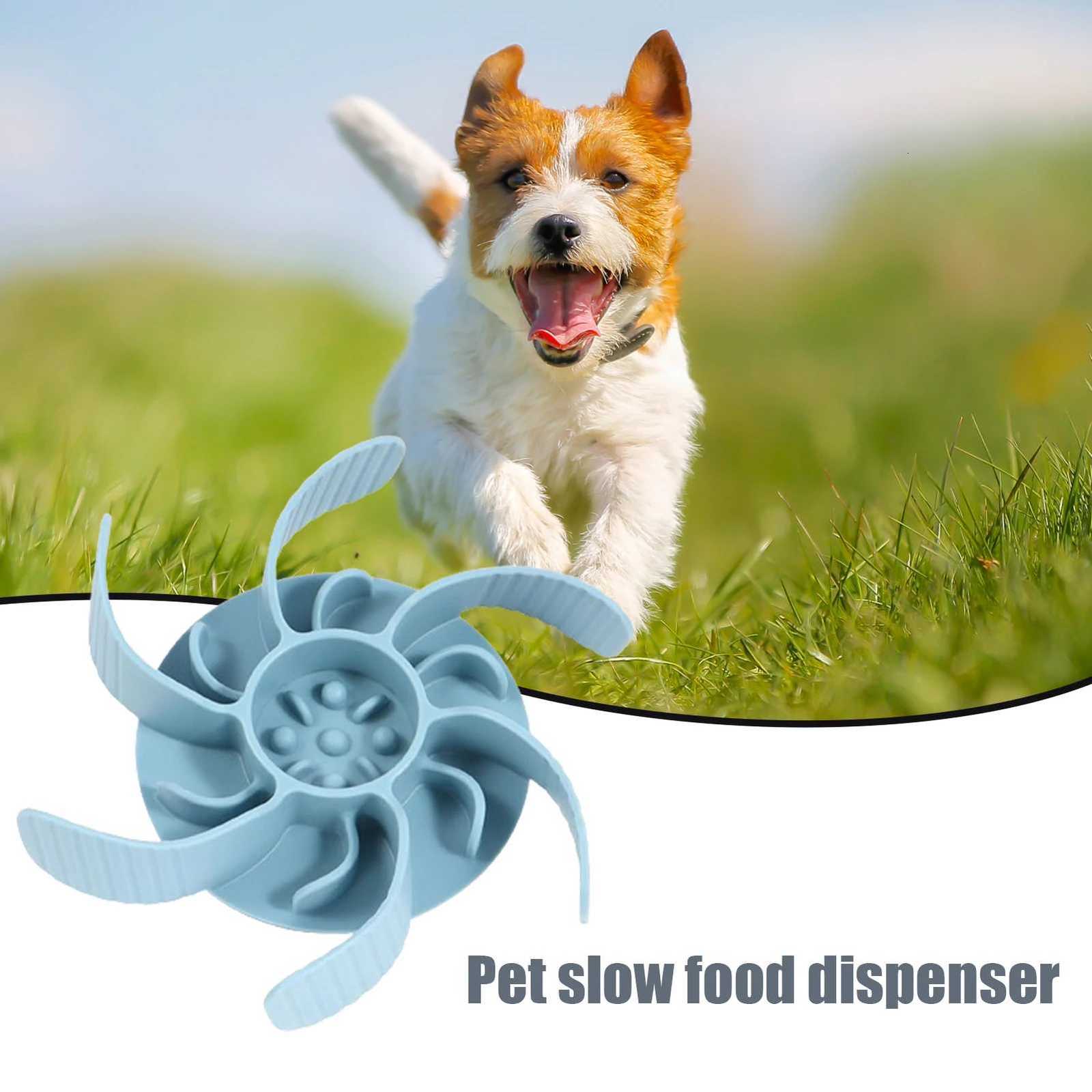 Dog Slow Feeder Spiral Insert Anti Choking Prevent Overeating Bowl Insert for Small Medium Large Pets Y250806