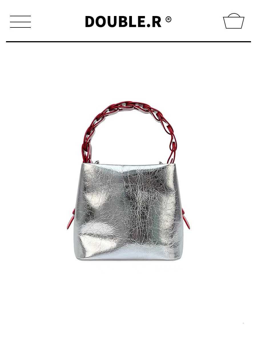 Original Little Rui Home Buet Bag Woven Crossbody Handbag New 2024 Single Shoulder Slant Bag Soft PU Leather Casual Sle Z250807