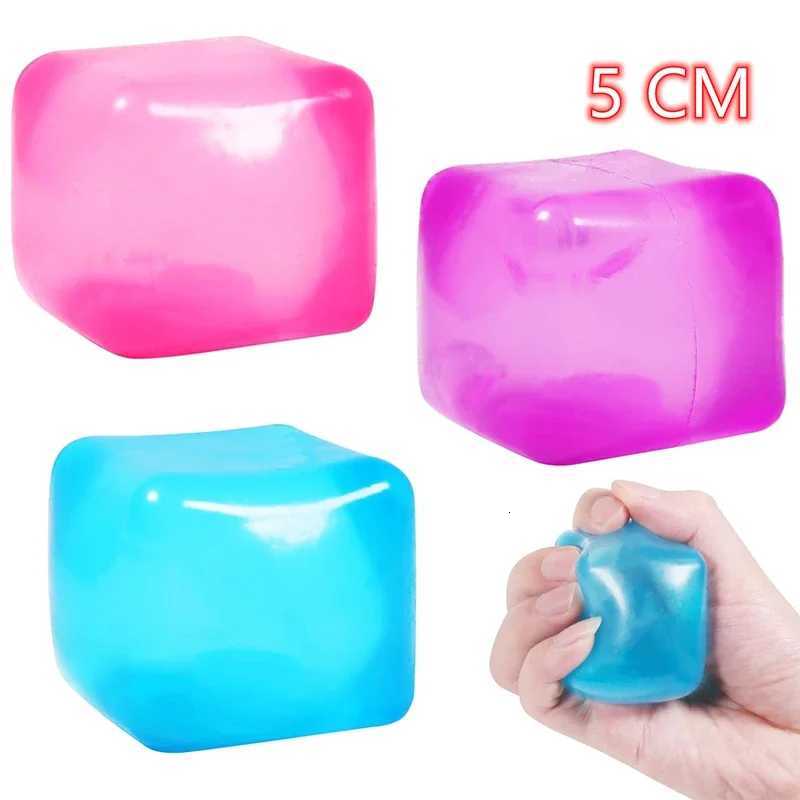 igh Density Gel Ice Cube Square Decompression Vent Toy Squishy Stress Ball Squeeze Toys Stress Relief Sensory Toy Z250807