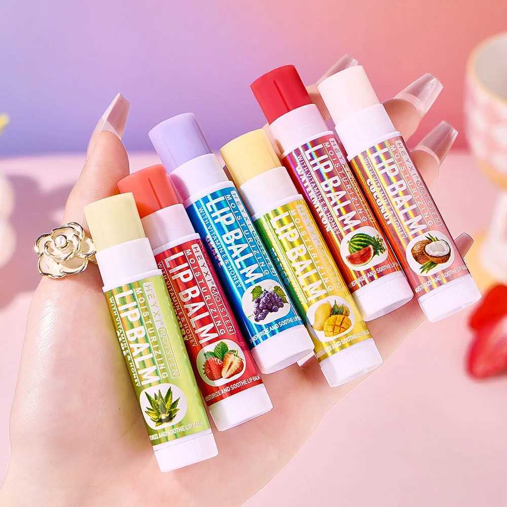 Fruit Lip Balm Natural Lip Balm Strawberry Grape Flavor With Vitamin E and Coconut Oil Lip Care Moisturizing Smoothing Lip BalmXJ250807