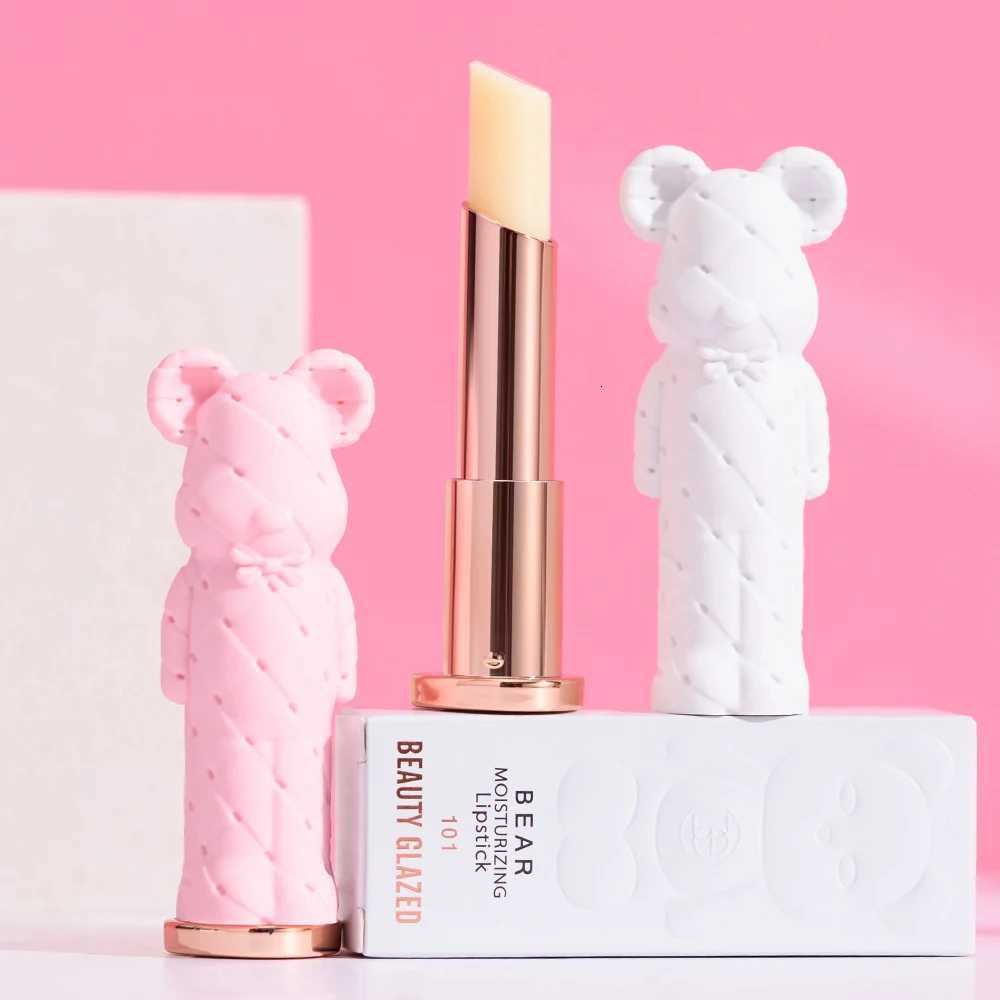 Beauty Glazed Bear Moisturizing LipstickColored Lip BalmNourishing Lip stickEasy To ColorWateryXJ250807