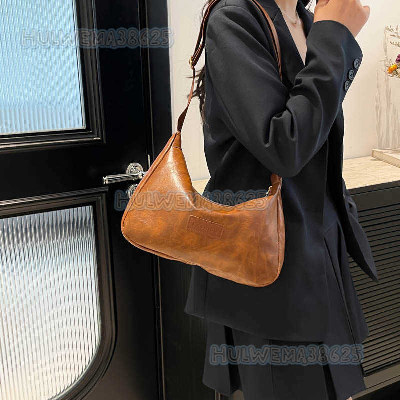 2025 New Fashion Simple Shoulder Bag Large Capacity Tote Bag Casual Crossbody Bag Style Womens Underarm Bag H250806