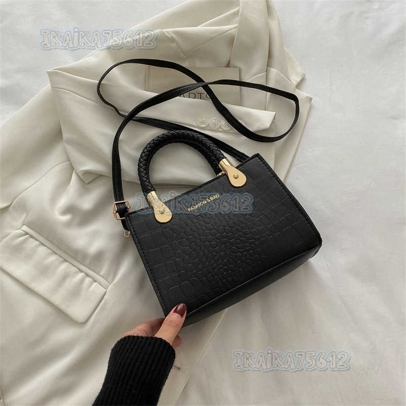 Bag Womens Bag 2022 Fashion Casual Handheld Small Square Bag Shoulder Crossbody Womens Small Square Bag H250806