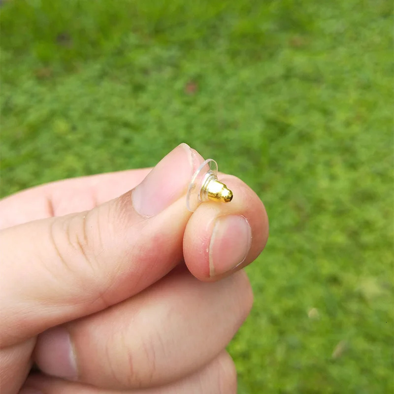 Stud cap Earring Back Plug Cap Lifters Backs Hooks Stoppers earplugs DIY Making Jewelry Findings Accessories 250804